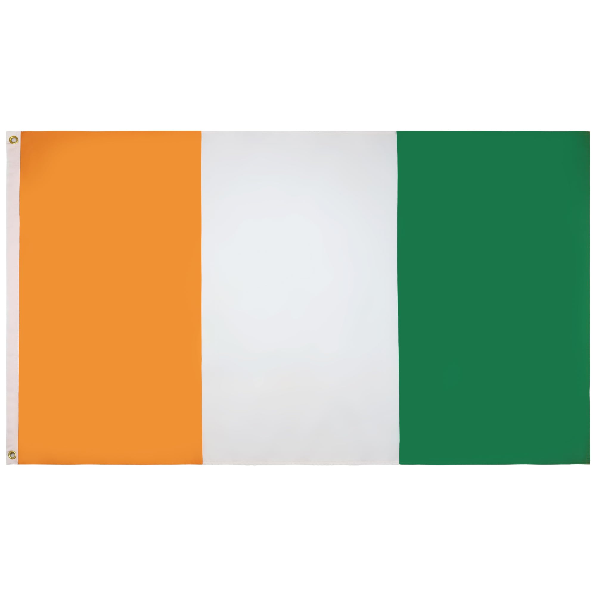 AZ FLAG - Ivory Coast Flag - 3x5 Ft - Light Polyester Ivorian Banner with Two Brass Eyelets - Fade Resistant - Vivid Colors - 3' x 5' Feet - 150x90 Cm — image 1