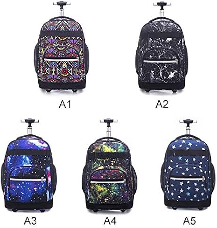 modello fantasy per ragazzi e ragazze 45,7 cm studenti e scale Galaxy  Constellation zaino con ruote ad alta capacità unisex Trolley per la scuola  Valigeria urban-earth.co.uk