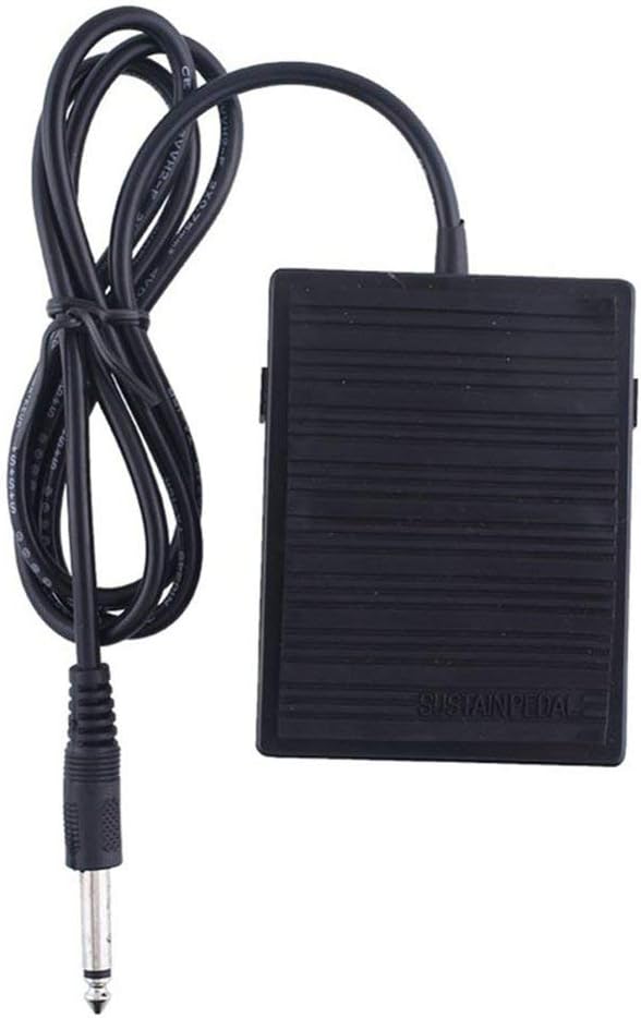 Smartlove1P Durable Use Foot Sustain Pedal Controller Switch for Electronic Piano Keyboards Instruments Musical Tone Piano Accessories