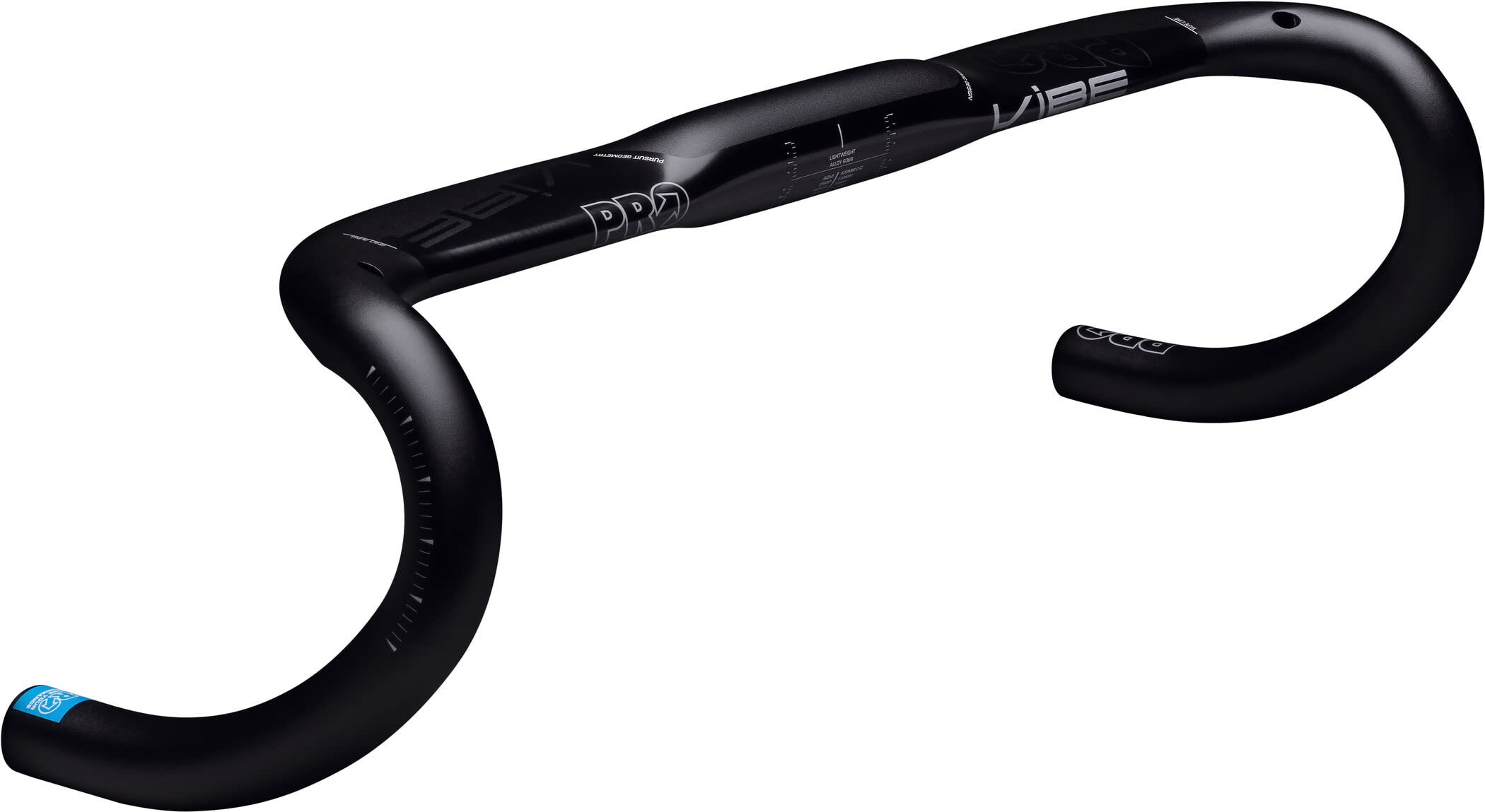 PRO VIBE Aero Handlebar, Alloy, 31.8mm, Compact, 42cm, PRHA0467,Black