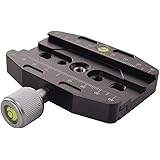 Fotoconic CL-90N Quick Release Clamp with arca Swiss clamp Plate Aluminum Alloy for Tripod or Monopod Compatible