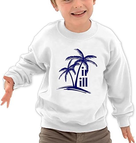 The Sticky Cat Kids Hawai Coconut Tree Pattern Cool Crewneck Pullover Sweaters
