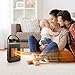 Space Heater, Personal Mini Electric Ceramic Heater, Adjustable Portable Thermostat and Multifunctional 750W/1500W Desk Heater Fan with Carrying Handle for Home Office