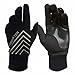 Finger Ten Men and Women 3M Winter Warm Sport Run Gloves Black Fleece Waterproof Windproof Touchscreen Grip in Pair with Free Earband Gift Set
