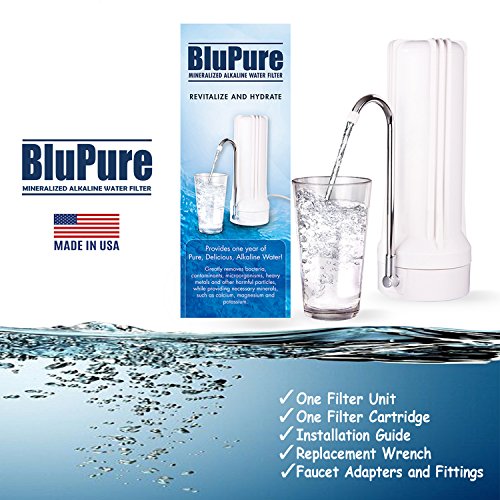 Mineralized Alkaline Water Filter By Blupure Countertop Water