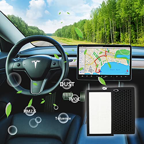 Itayak Cabin Air Filter for Tesla Model 3 Model Y with Activated Carbon