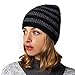 TGD Hat Unisex Beanie Warmer Wind Guard Cap (Black)