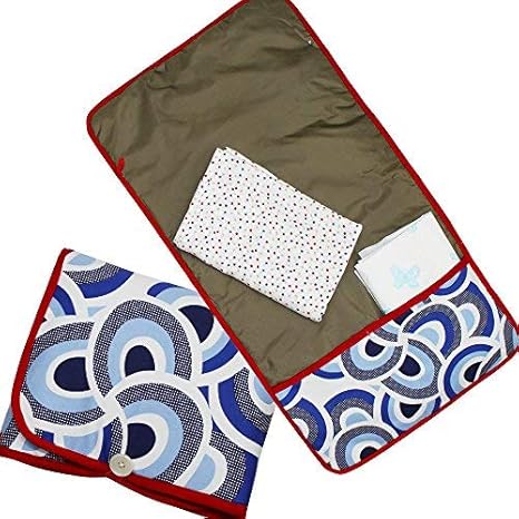 Kadambaby Baby Waterproof Washable Diaper Changing Mat and Travel Mat, Blue