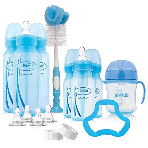 Dr Brown's Options Baby Bottles Gift Set - Blue