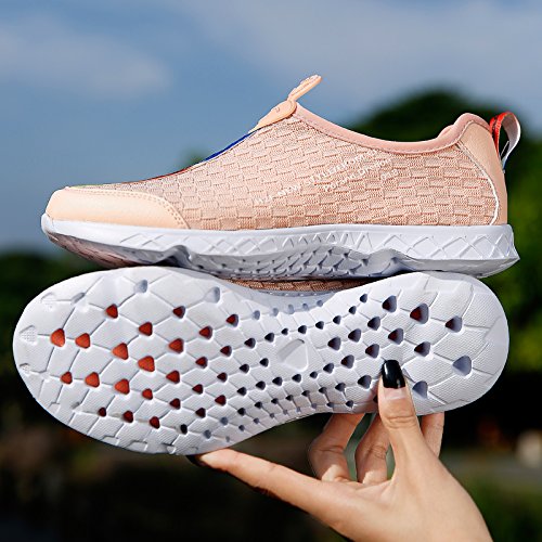 Womens and Mens Water Shoes Summer Sneaker Outdoor Slip on Mesh Swim Shoes for Beach Swim Surf Yoga Exercise - Thumbnail 2