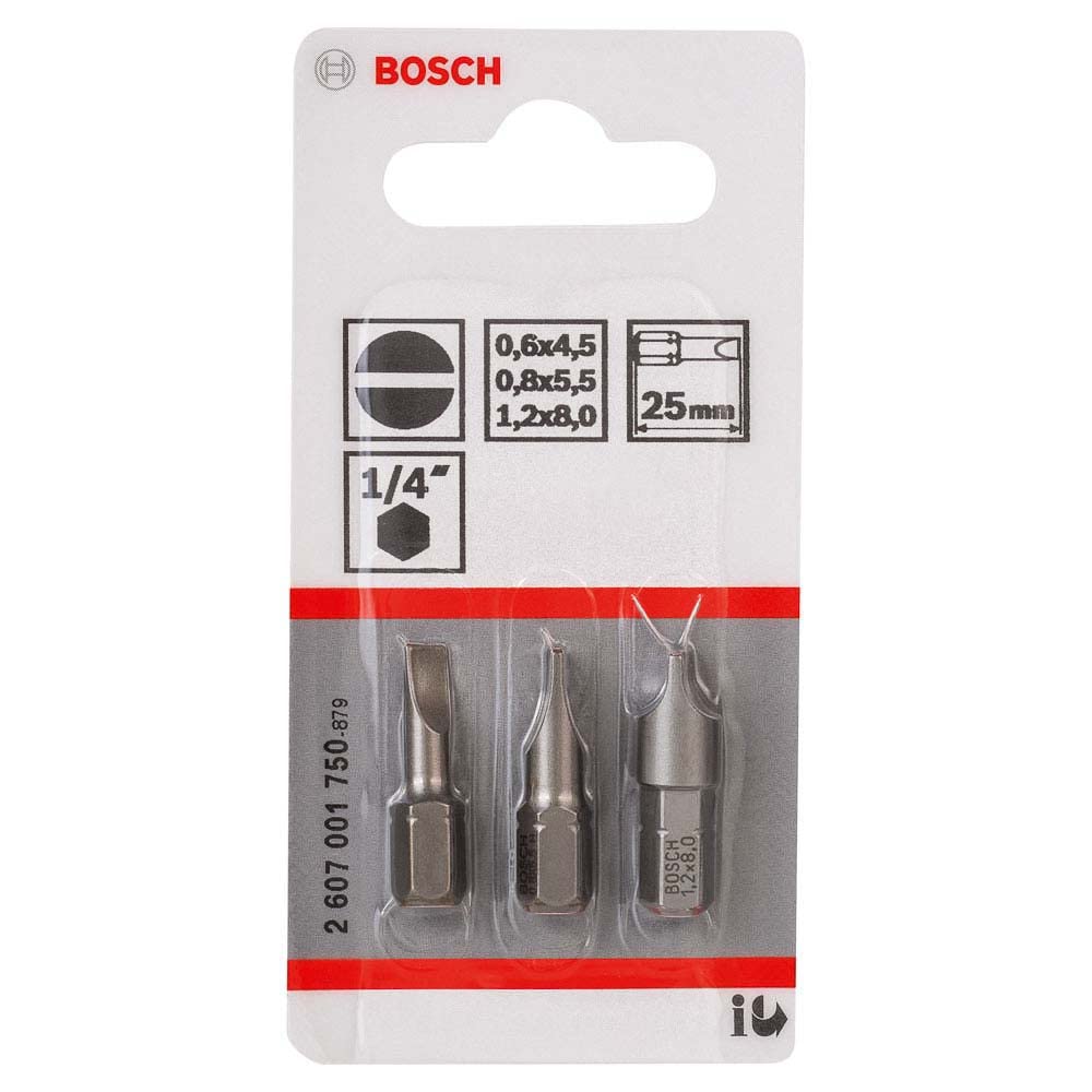 Bosch 2607001750 Screwdriver Bit Set (3-Piece)