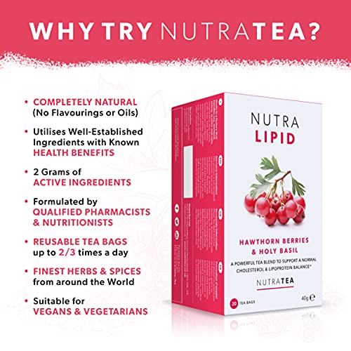 NUTRALIPID Lipid Management Tea Cholesterol Tea Supports