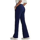 ALONG FIT Flare Leggings with Pocket Bootcut Yoga Pants for Women High Waist Flare Pants Workout Leggings for Yoga GMY Casual