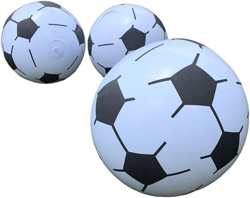 SANGDA Inflatable Beach Balls, Mini Blow up Soccer Balls Inflated