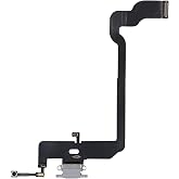 Risidamoy Dock Connector Charging Port Replacement for iPhone Xs | Charge Port Headphone Jack Flex Cable Fix USB Microphone Antenna Assembly Repair for iPhoneXS