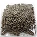 HAIR DE VILLE 500 PCS Silicone Lined Copper Tube Micro Rings Links Beads Linkies For I Tip Stick Glue Hair Extensions (3.5 mm, light brown)