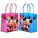 Disney Mickey and Minnie Mouse Character 12 Premium Quality Party Favor Reusable Goodie Small Gift Bags