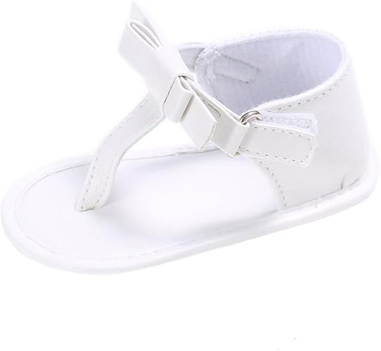 Chaussures De Bebe Sandales Luckygirls Ete Enfant Bowknot Semelle Molle Sandales Chaussures De Fille Sneakers Anti Derapantes Faux Cuir 0 18 Mois Age 6 12 Mois Blanc Amazon Fr Chaussures Et Sacs