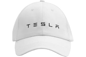 GENERIC Tesla Car Logo Baseball Cap Embroidered Structured Cotton Dad Hat for Men Women