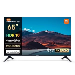 XIAOMI TV F Pro 55, 55 pollici (140 cm),4K UHD QLED,Smart TV, Fire TV,Triple Tuner DVB-C/S/S2/T/T2, HDR10+, Modalità Game Boost 120Hz, MEMC, Controllo Vocale Alexa, 2GB+32GB, Compatibile con AirPlay