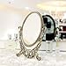 LeJu Vanity Mirror, Ellipse Two-sided Rotatable Bronze Vintage Vanity Mirror