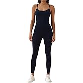 Xuan2Xuan3 Women Spaghetti Strap Bodycon Tank One Piece Jumpsuits Rompers Catsuit Unitard Bodysuit