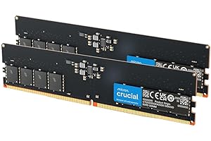 Crucial 16GB DDR5 RAM Kit (2x8GB), 5600MHz Desktop Memory, UDIMM 288-Pins, Compatible with Intel Core and AMD Ryzen 7000 - CT
