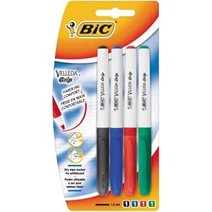 BIC Velleda Pocket Whiteboard Pens – Pack Of 4 – Assorted - View #3