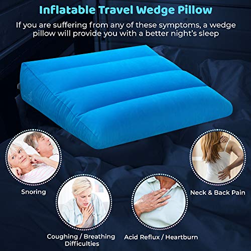 Circa Air Inflatable Wedge Pillow For Better Sleep Premium