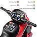 Costzon Kids Motorcycle 6V Bicycle 3 Wheels Battery Powered W/ MP3 for Boys & Girls, Children Electric Ride on (Red & Black)
