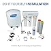 Aquasana Reverse Osmosis Under Sink Water Filter System - Filters 95% Of Fluoride - Kitchen Counter Faucet Filtration - Chrome - AQ-RO-3.56