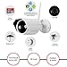 Security Camera, NexGadget Waterproof Wireless IP Camera, IR Night Vision, Motion Detection, Video Monitor, Built-in 8G Micro SD Card, P2P Home Surveillance System Network WiFi Outdoor Bullet Camera