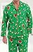 PajamaGram Charlie Brown Christmas Flannel Men's Pajamas, Green, XXL