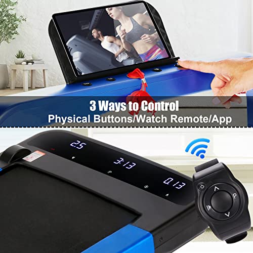 ANCHEER 2 in 1 Under Desk Treadmill, Folding Treadmill for Home Office