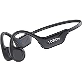 LOBKIN Bone Conduction Headphones Bluetooth 5.4 - Open Ear Headphones Wireless with Mic, IPX5 Waterproof Sports Earphones for Running, Gym Workout, Ski, Cycling