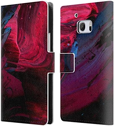 Official Djuno Tomsni High Low Abstract Leather Book Wallet Case Cover For HTC 10