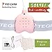 3in1 Bed Child Rechargeable Bedwetting Alarm Enuresis Urine Detection Loud Sound and Strong Vibration for Bedwetters Deep Sleepers, Potty Training for Boys Girls Kids(Pink)…