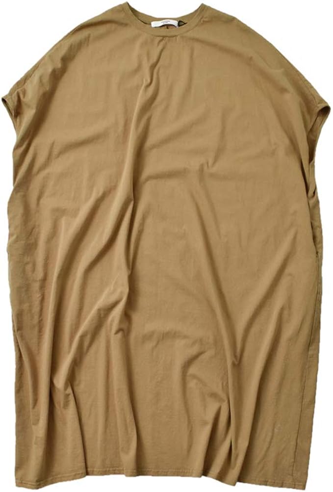 Amazon Co Jp ユニヴァーサルセブン Universal Seven Aranciato別注 エーゲ海天竺ワイドワンピース F ベージュ Col 021 Us171ct087 F 021 服 ファッション小物