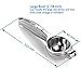 Gelindo Lemon Squeezer with Lemon Zester Grater - Heavy Duty - Easy To Use - Large Bowl, Silver