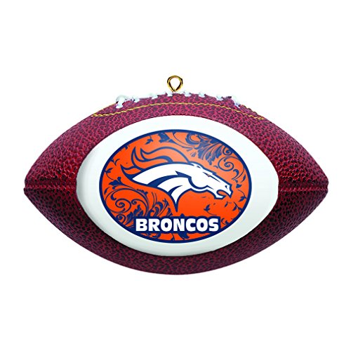 Broncos Replica Football Ornament