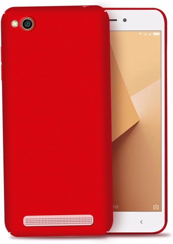 COVER SHOP Soft Silicone TPU Matte Finish Back Case Cover For Xiaomi Redmi 5A (RED)