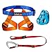 Fusion Climb Kids Backyard Zip Line Kit Harness Lanyard Trolley Bundle FK-K-HLT-01