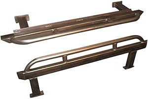 Affordable Offroad Bolt-On Rock Sliders, Black, Front, Compatible With Jeep Cherokee XJ (84-01), Steel, 2 Inch Width