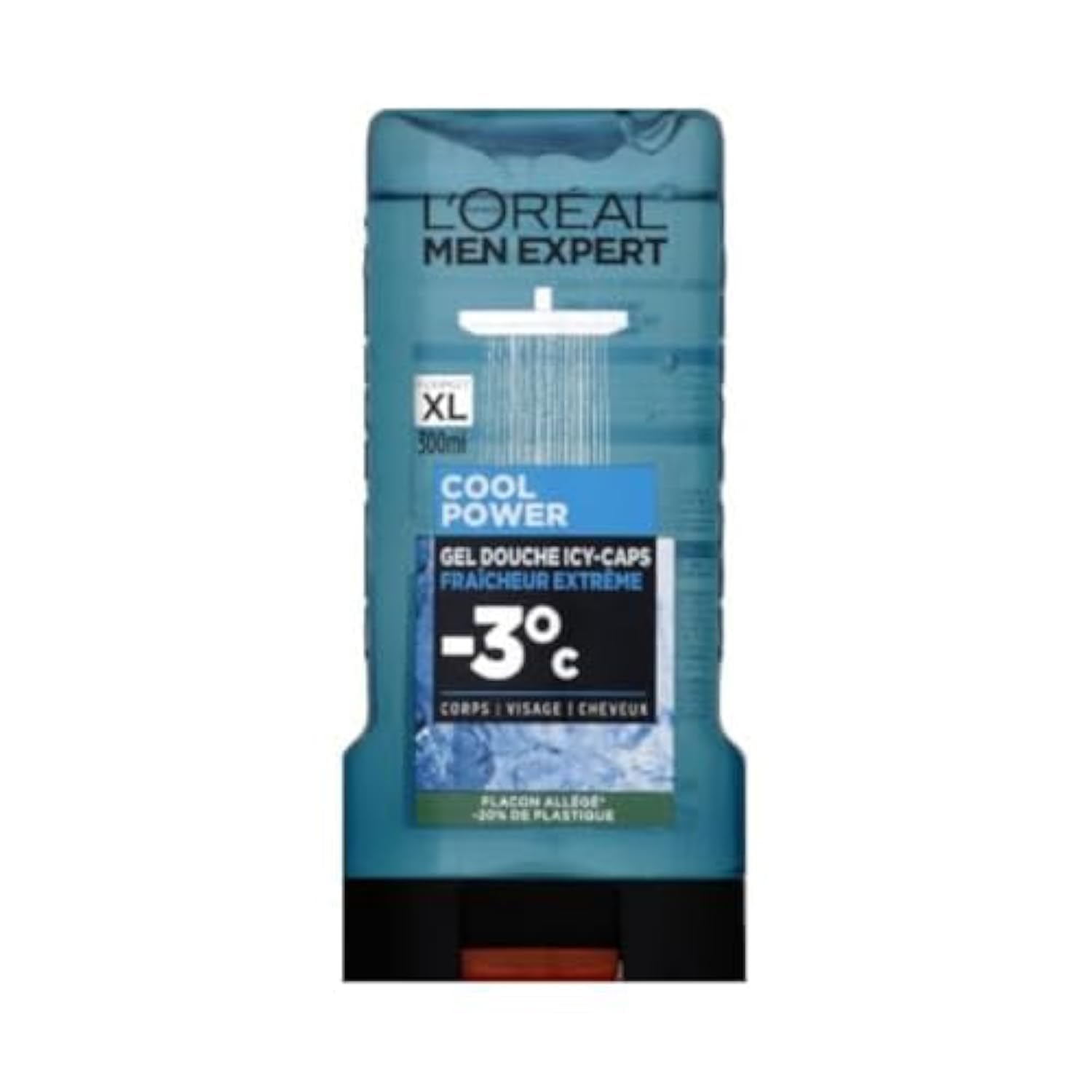 L'Oréal Men Expert Cool Power Extreme Freshness Shower Gel for Men 300 ml - Pack of 1
