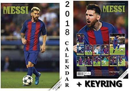MESSI CALENDAR 2018 + MESSI KEYCHAIN