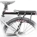 Blackpoolfa Rear Bike Rack with Accessories | Aluminum Alloy Bicycle Cargo Rack 132lbs Capacity -Quick Release & Easy to Install Blackthumb 1