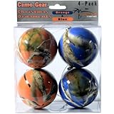 NEXT Camo Christmas Ornaments Orange & Blue 4 pk Team Colors
