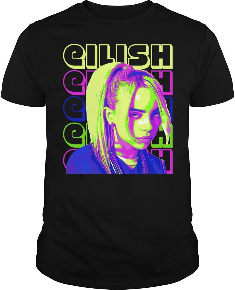 Billie-Eilish Lovers Music Gift Awesome Retro Tshirt