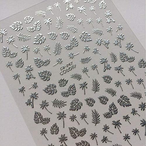Newest CB Sereis CB-047 Leaves 3d Nail Art Sticker Nail Decal Stamping Export Japan (CB-47S)