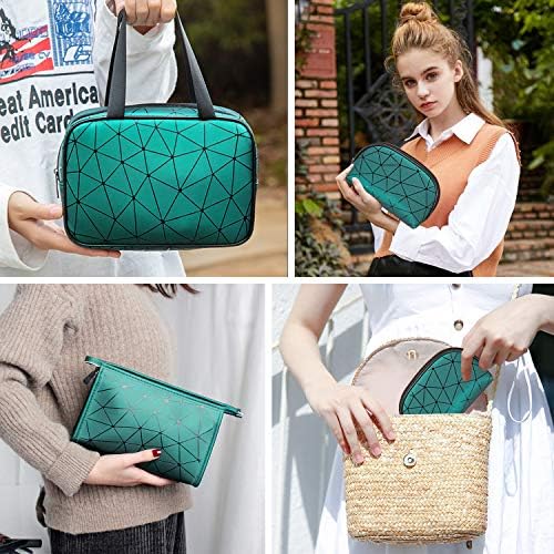 Makeup Bag, Jornarshar 3 Pcs Portable Travel Makeup Bag Waterproof Cosmetic Organizer Toiletry Carry Pouch Portable Makeup Bag Set for Travel, Bathroom and Organizing 6 Makeup Bag, Jornarshar 3 Pcs Portable Travel Makeup Bag Waterproof Cosmetic Organizer Toiletry Carry Pouch Portable Makeup Bag Set for Travel, Bathroom and Organizing